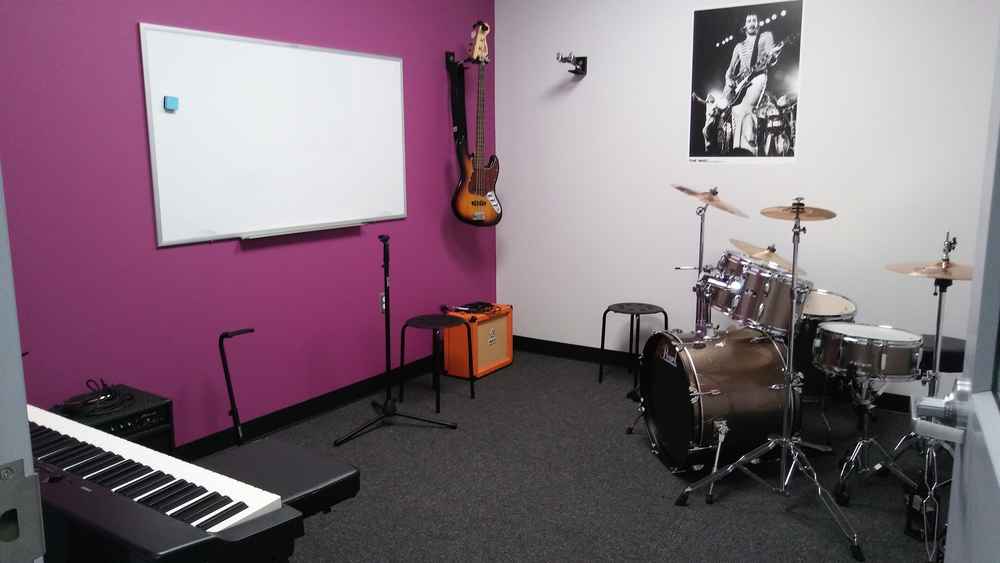 Bach to Rock Nanuet room with instruments