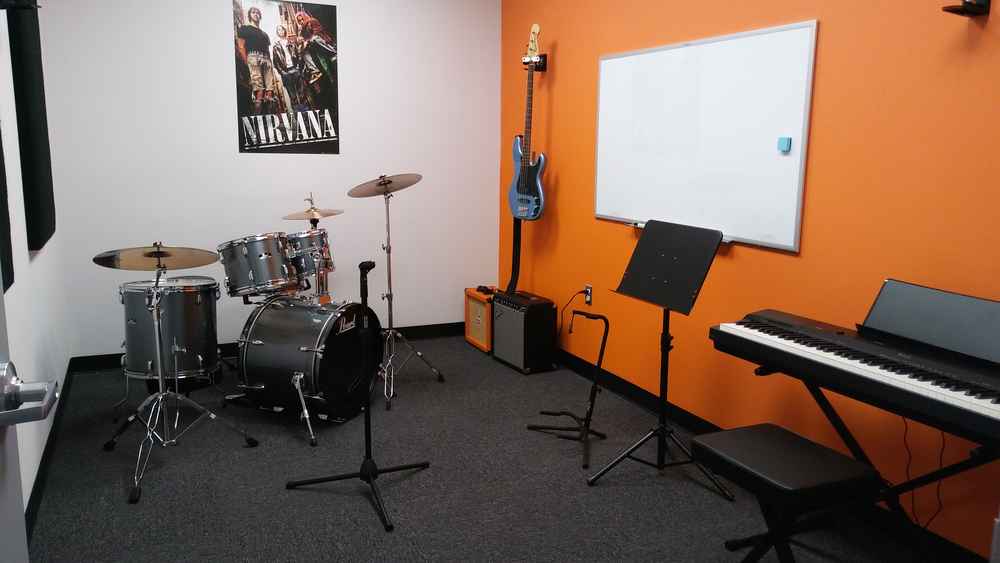 Bach to Rock Nanuet room with instruments