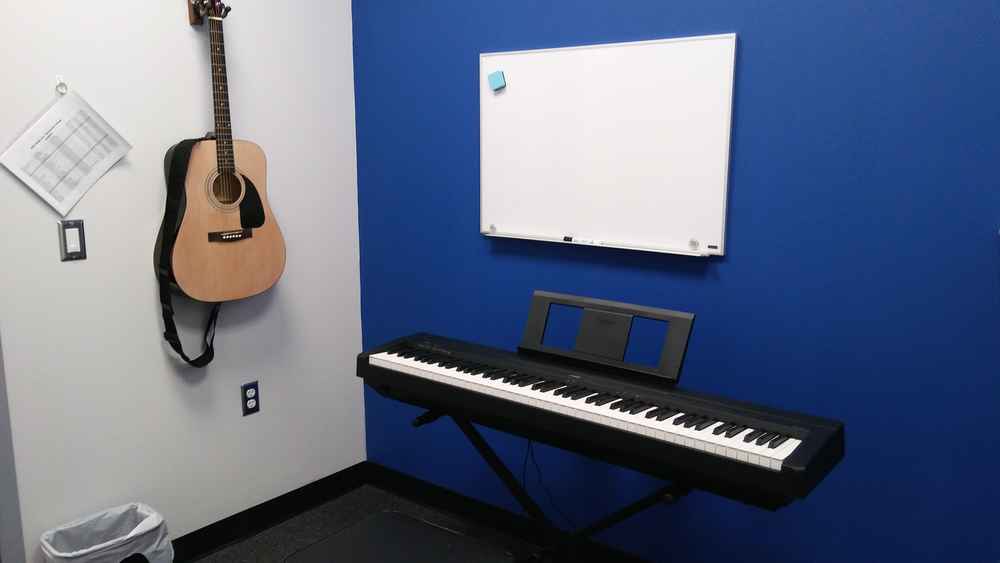 Bach to Rock Nanuet room with instruments