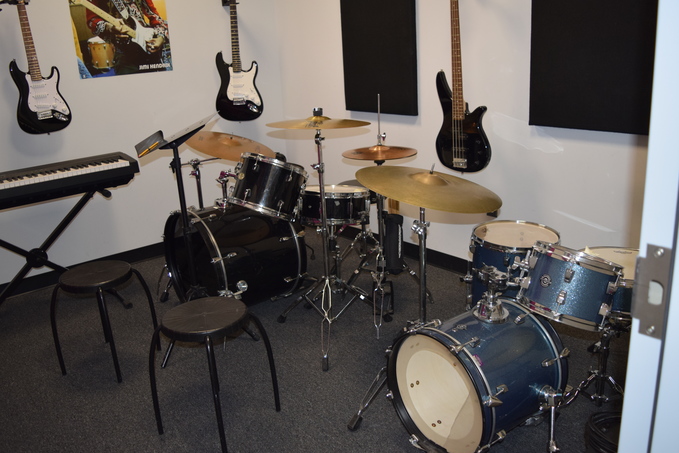 Bach to Rock McLean room with instruments